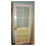 Vintage 4 Pane Door.