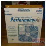 20" Box Fan.  This is not new.
