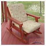 Redwood Rocking Chair.