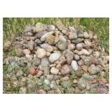 Pile of Assorted River Rock.