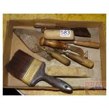 Trowels, Paint Brush & More.