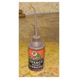 Super Cool Vintage Texaco Home Lubricant Oil Can.