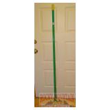 Quickie Green Push Broom.