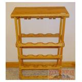 Small Wooden Wine Shelf. Small Wooden Wine Shelf.