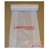 Roll of Linens & Things Bags.