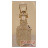 Vintage Pressed Glass 9' Decanter. Vintage Pressed Glass 9' Decanter.