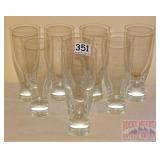 8-8' Heavy Pilsner Glasses. 8-8' Heavy Pilsner Glasses.