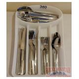 Cambridge Flatware Set for 4 W/ Extras. Cambridge Flatware Set for 4 W/ Extras.