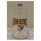 Glass "Beer" 9" Pitcher