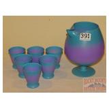 Vintage Multi-Color Liquor Set. Vintage Multi-Color Liquor Set.