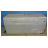 White Gott Cooler W/ Rope Handles. 18X37X17. White Gott Cooler W/ Rope Handles. 18X37X17.