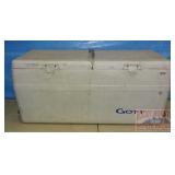 White Gott Cooler W/ Rope Handles. 20X40X17. White Gott Cooler W/ Rope Handles. 20X40X17.