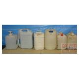 6 Asst. Plastic Jugs. 6 Asst. Plastic Jugs.