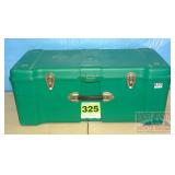 Green Storage Tub W/ Lid. Green Storage Tub W/ Lid.