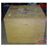 Wooden Crate. 23X28X28. Wooden Crate. 23X28X28.