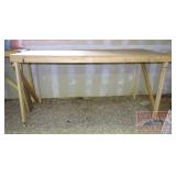 Plywood Table. 48'X96'X48'. Plywood Table. 48'X96'X48'.