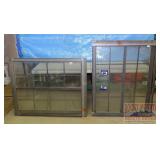 2 Aluminum Windows. 42'X34'. 2 Aluminum Windows. 42'X34'.
