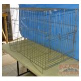 Wire Fold Up Kennel. 21X36X20.