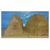 2 Cool Faux Rock Speakers. 2 Cool Faux Rock Speakers.