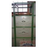 Metal 3 Drawer Locking Storage Cabinet. Metal 3 Drawer Locking Storage Cabinet.