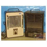 2 Electric Heaters. 2 Electric Heaters.