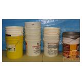 Assorted 5 Gallon Buckets. Assorted 5 Gallon Buckets.