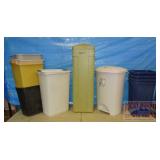 Asst. Trash Cans, Plastic Containers & More.