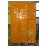 15 Unit Locker Section. 15 Unit Locker Section.