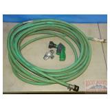 Garden Hose, Nozzle & Sprinkler.