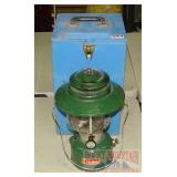 1 Coleman Lantern In Wood Box. 1 Coleman Lantern In Wood Box.