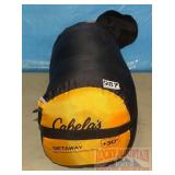 Cabela's Get-Away Sleeping Bag. Cabela's Get-Away Sleeping Bag.