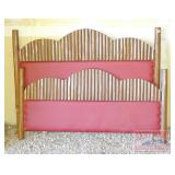 Lodge Pole Queen Size Headboard & Footboard. Lodge Pole Queen Size Headboard & Footboard.