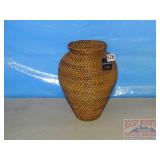 10' Thomas O'Brian Woven Vase. 10' Thomas O'Brian Woven Vase.