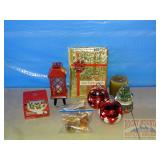 Asst. Christmas Lanterns, Covered Jars & More. Asst. Christmas Lanterns, Covered Jars & More.