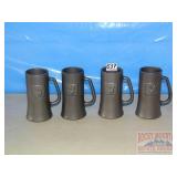4 Playboy Steins. 4 Playboy Steins.