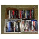 4 Boxes of Asst. Hard Back & Other Novels.