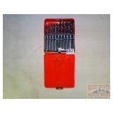Nice Drill Index in Red Metal Case. Nice Drill Index in Red Metal Case.