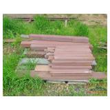 Assorted Composite Decking Pieces. Assorted Composite Decking Pieces.