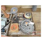 Pallet with Assorted Wire. Pallet with Assorted Wire.