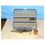 Soldering Iron & Paste & Metal Tackle Box.