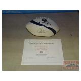 John Elway Autographed Football W/ COA. John Elway Autographed Football W/ COA.