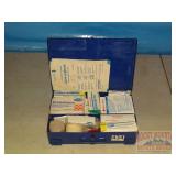 Johnson & Johnson First Aid Kit W/ Contents. Johnson & Johnson First Aid Kit W/ Contents.