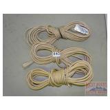 3 Tan 50' Extension Cords. 3 Tan 50' Extension Cords.
