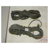 2 Grey 50' Extension Cords. 2 Grey 50' Extension Cords.