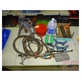 Grease Guns, Clamps, Chaulk Line & More.