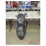 Golf Bag W/ Assorted Clubs. Golf Bag W/ Assorted Clubs.