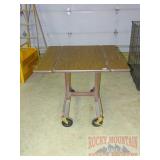 Rolling Drop Leaf Commercial Grade Tilting Table.