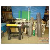 Asst. Door Gates, Screen, Sawhorse,