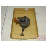 Antique Hand Crank Bench Grinder. Antique Hand Crank Bench Grinder.