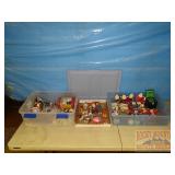 Asst. X-Mas Ornaments & Storage Totes.